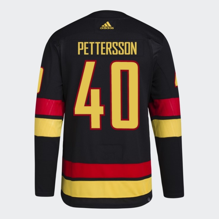 Camiseta Negra Canucks Pettersson Tercera Autentica Adidas