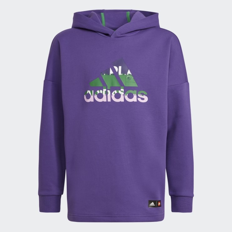 Adidas X Classic Lego Sudadera Con Capucha Moda Sharp Púrpura
