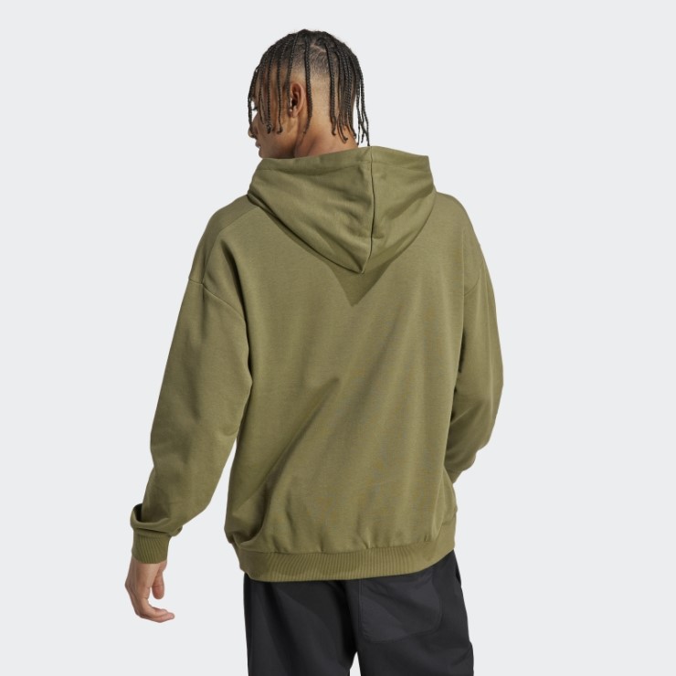 Sudadera Con Capucha Y Logo Grande Terrex (género Neutral) Adidas Verde Oliva
