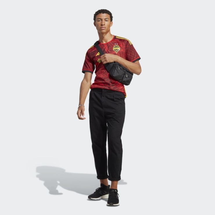 Camiseta Roja Seattle Sounders Fc 23/24 Primera Equipación Adidas