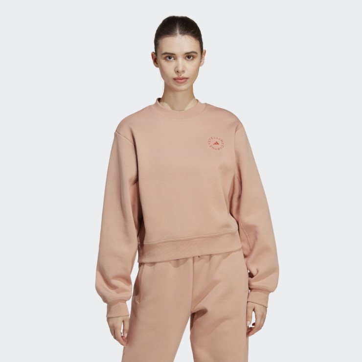 Adidas By Stella Mccartney Sportswear Sudadera Suave Almendra Caliente