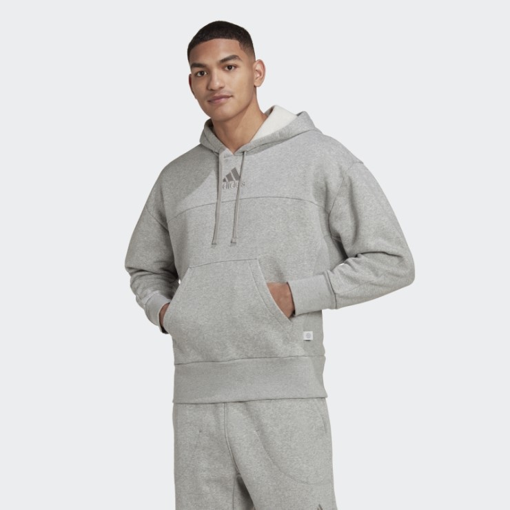 Sudadera Adidas Studio Lounge Polar Gris Medio