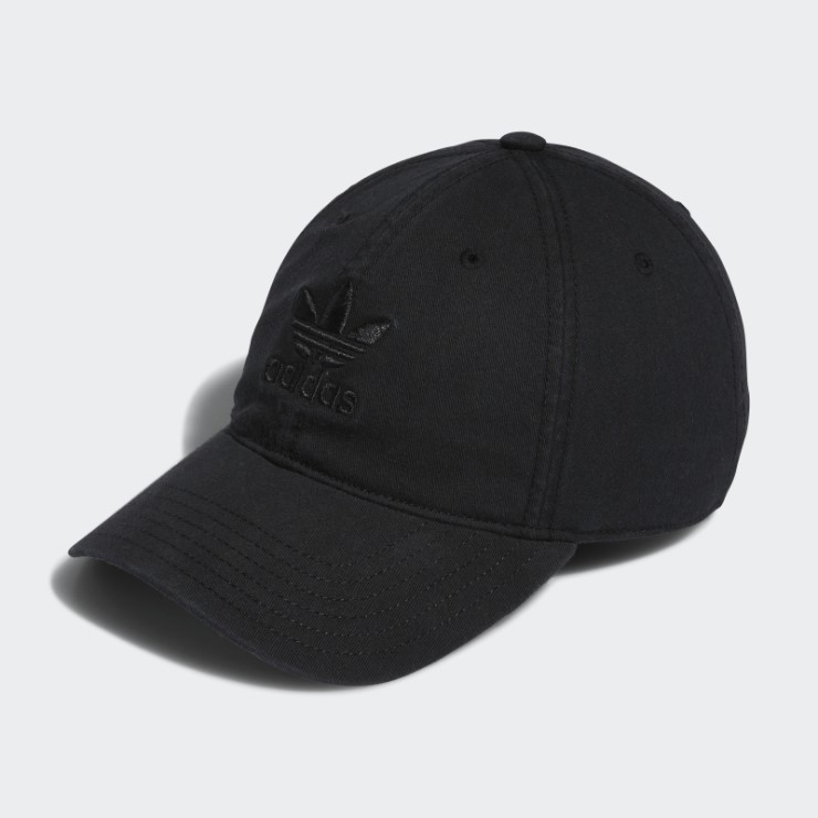 Adidas Gorra Holgada Con Tira Trasera En Negro