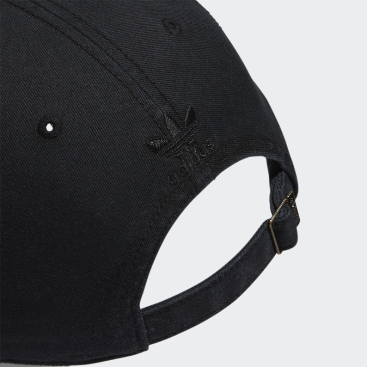 Adidas Gorra Holgada Con Tira Trasera En Negro