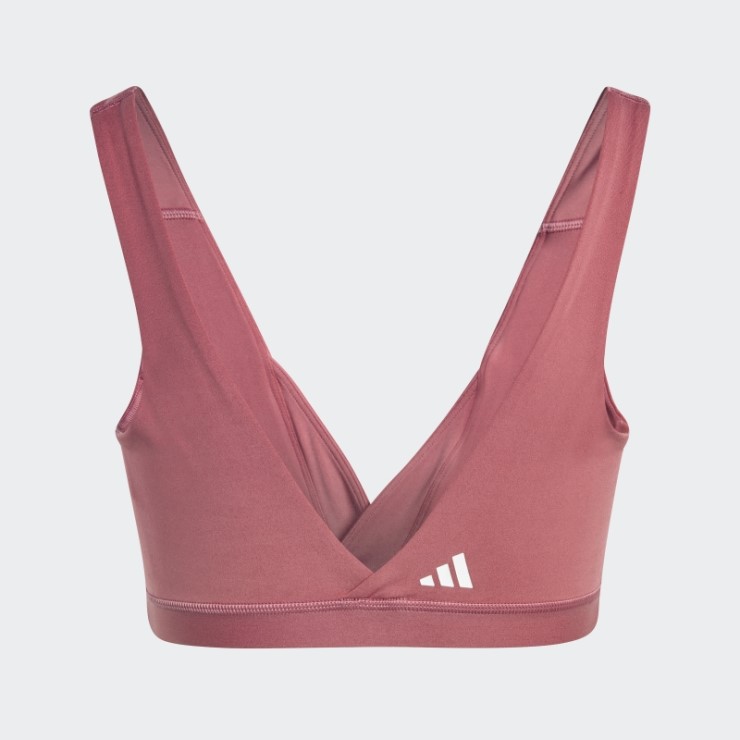 Sujetador De Lactancia Rosa Adidas Yoga Essentials Studio Light-support