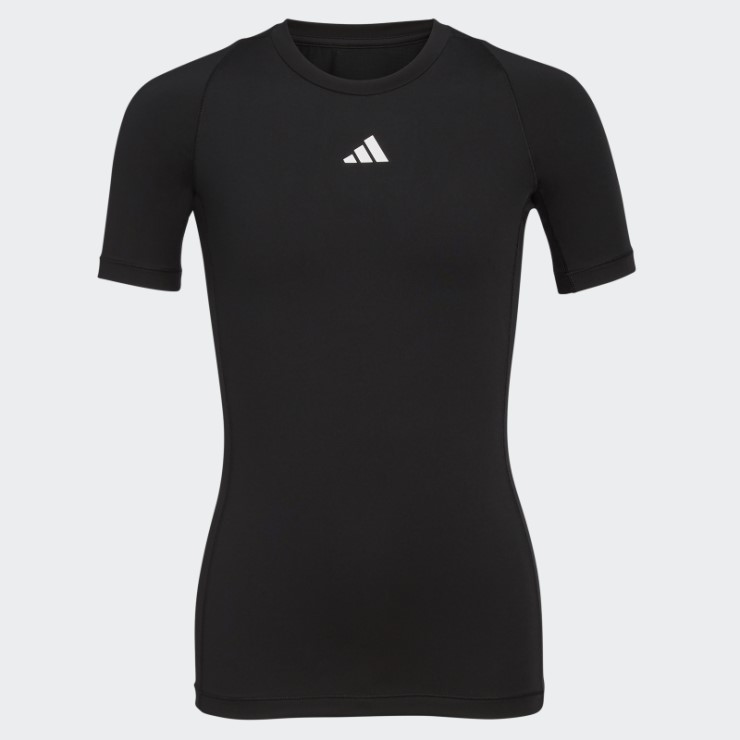 Camiseta Techfit Manga Corta Negra Adidas