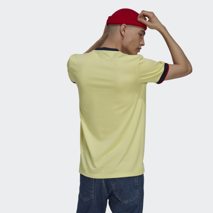 Adidas Camiseta Arsenal 21/22 Segunda Equipación Perla Citrino