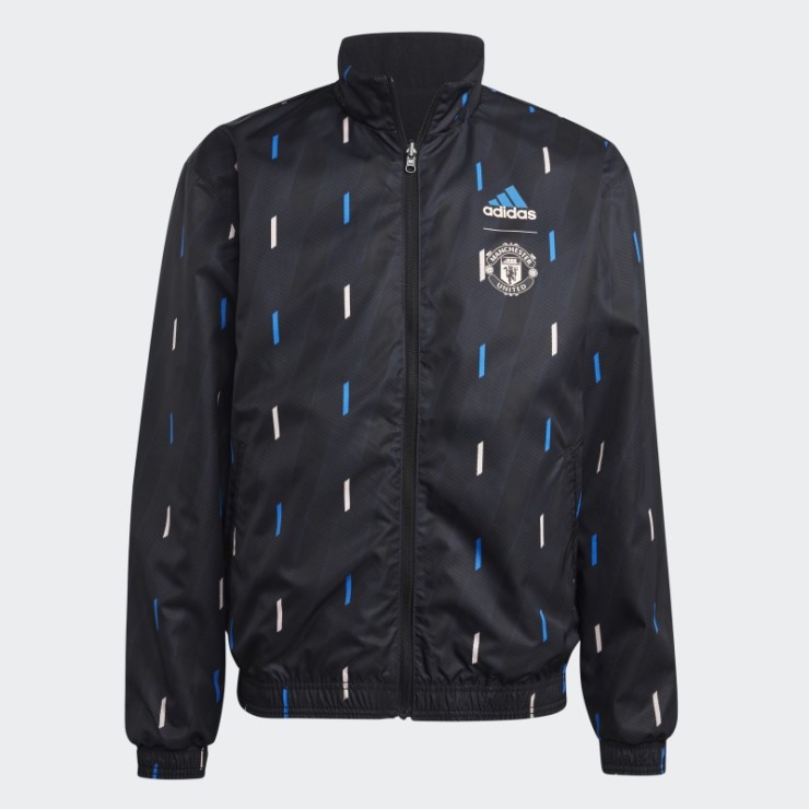 Chaqueta Reversible Manchester United Himno Negro Adidas