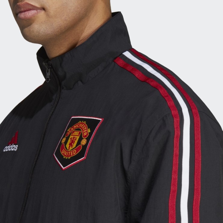 Chaqueta Reversible Manchester United Himno Negro Adidas