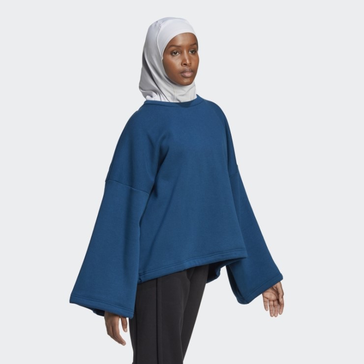 Sudadera Polar Studio Lounge Marino Adidas