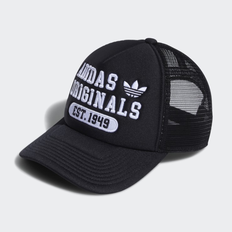 Gorra Trucker Prep Adidas Negra