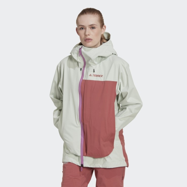 Adidas Terrex Myshelter Chaqueta De Nieve De 3 Capas Gore Tex Roja