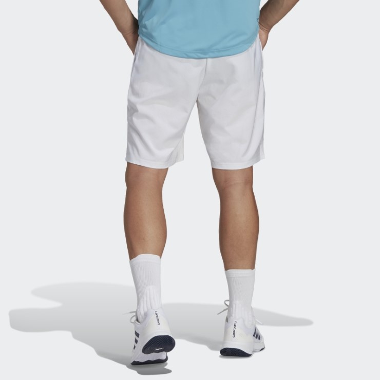 Adidas Club Shorts De Tenis Con 3 Rayas En Blanco