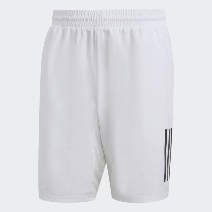 Adidas Club Shorts De Tenis Con 3 Rayas En Blanco