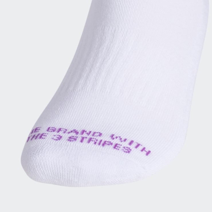 Adidas Espiral Cuartos De Calcetines 3 Pares Blanco