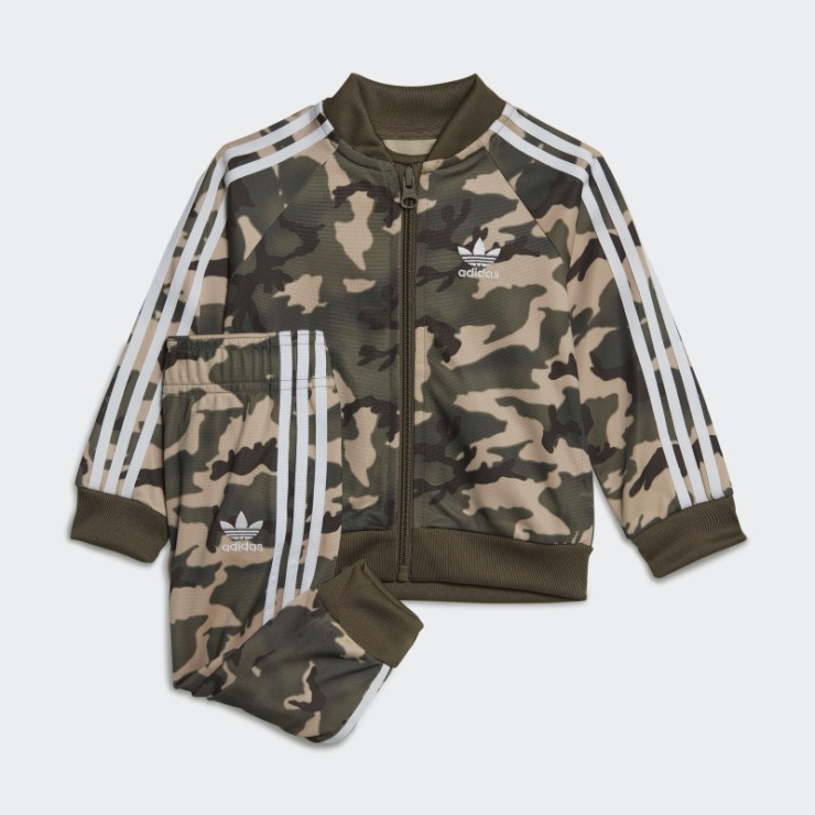 Conjunto Adidas Beige Camo Sst