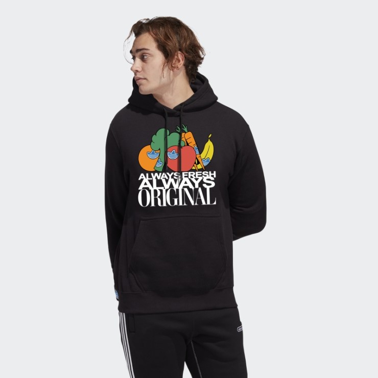 Adidas Originals Sudadera Con Capucha Siempre Fresca Negra