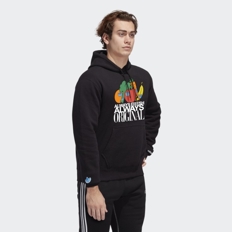 Adidas Originals Sudadera Con Capucha Siempre Fresca Negra