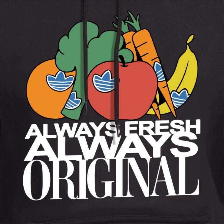 Adidas Originals Sudadera Con Capucha Siempre Fresca Negra