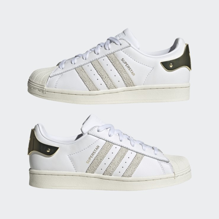 Elegantes Zapatos Adidas Superstar Blancos