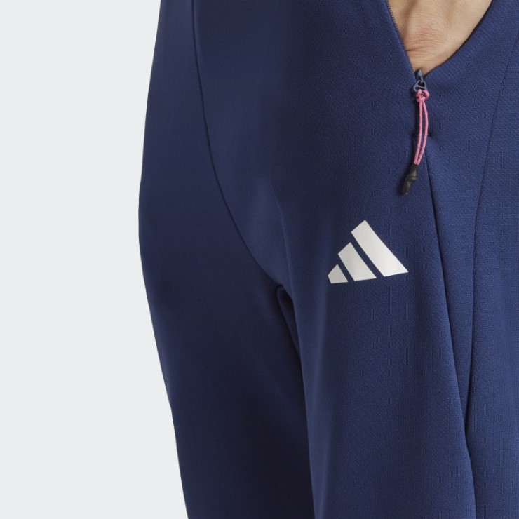 Joggers De Entrenamiento Con 3 Rayas De Iconos De Tren Azul Oscuro De Adidas
