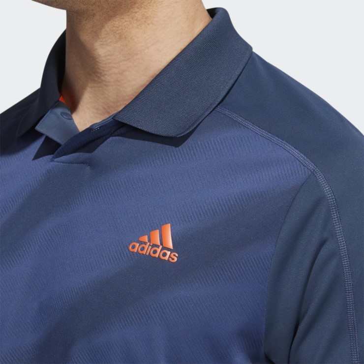 Polo Azul Marino Estampado Adidas