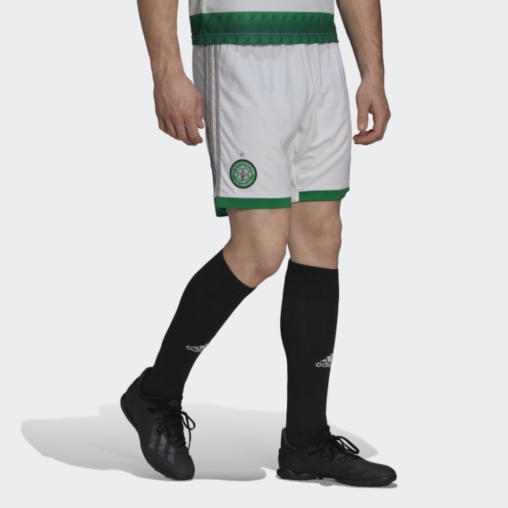 Pantalón Corto Adidas Celtic Fc 22/23 Primera Equipación Blanco