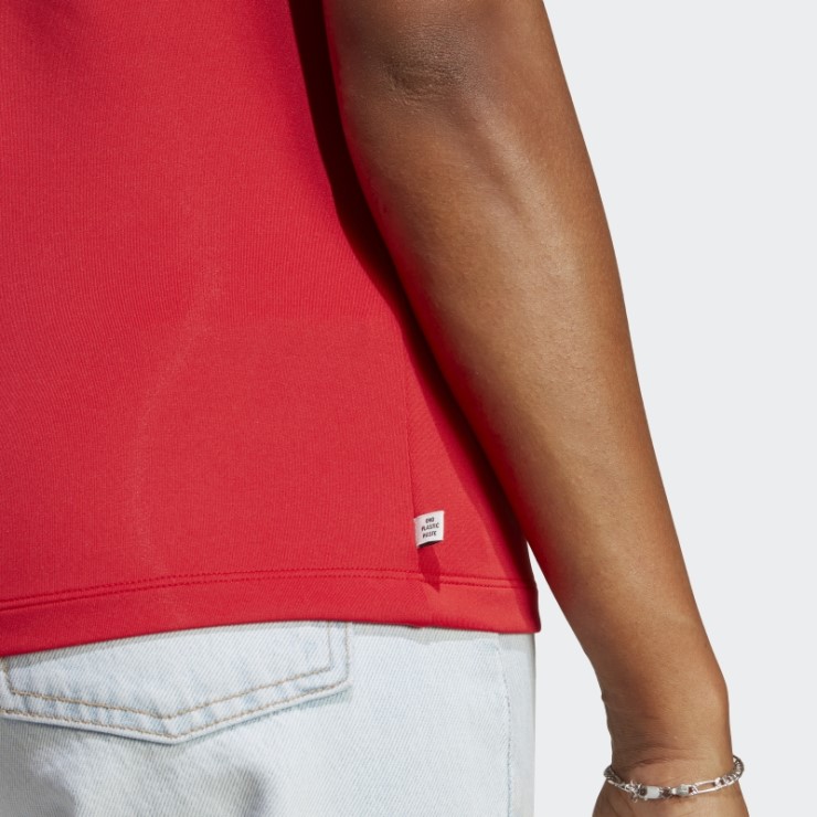 Camiseta Adicolor Classics Slim 3 Rayas Escarlata Adidas