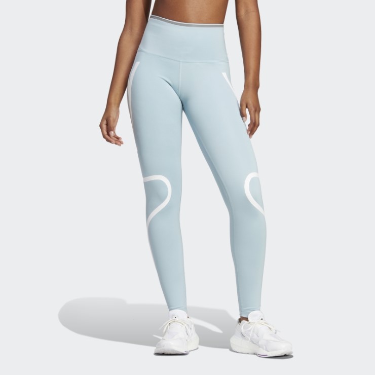 Gris Ceniza Adidas Por Stella Mccartney Truepace Running Leggings Caliente