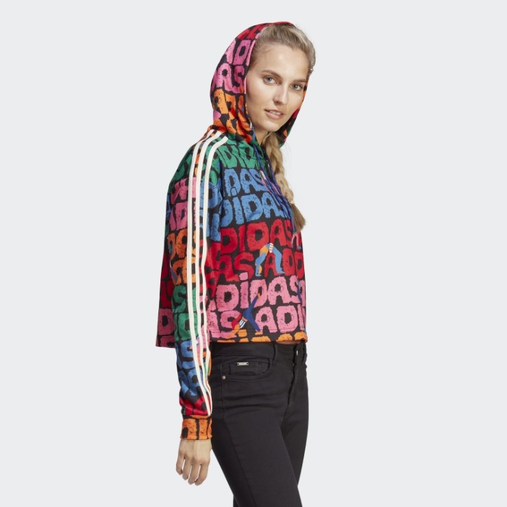 Sudadera Adidas Farm Rio 3 Rayas Negro