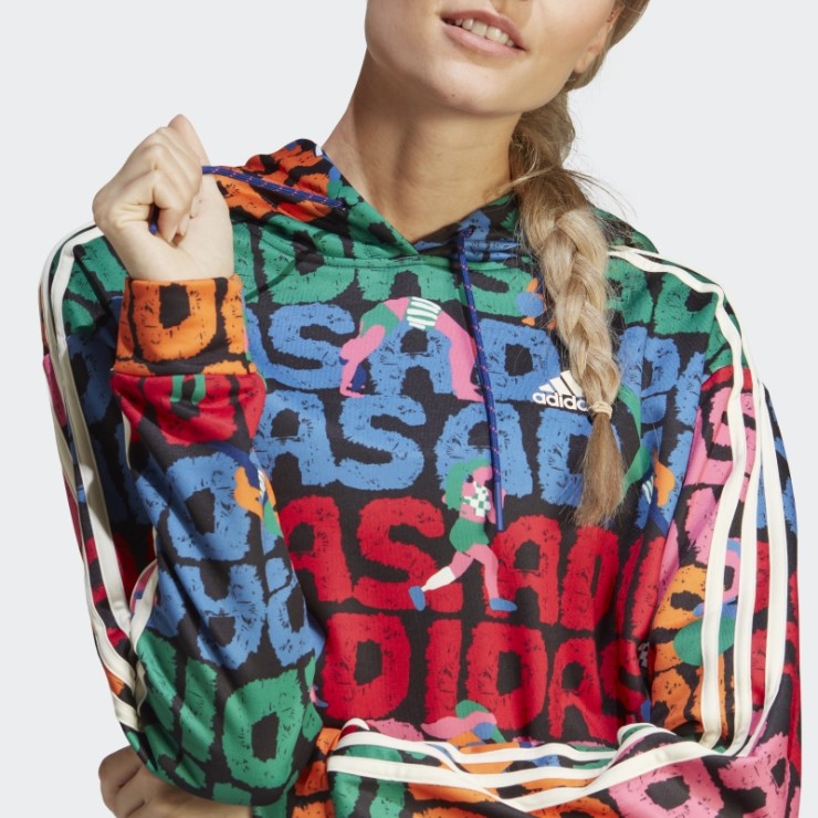 Sudadera Adidas Farm Rio 3 Rayas Negro