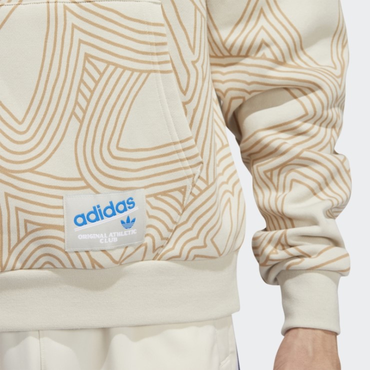 Sudadera Con Capucha Y Estampado Integral Del Athletic Club Original De Aluminio Adidas