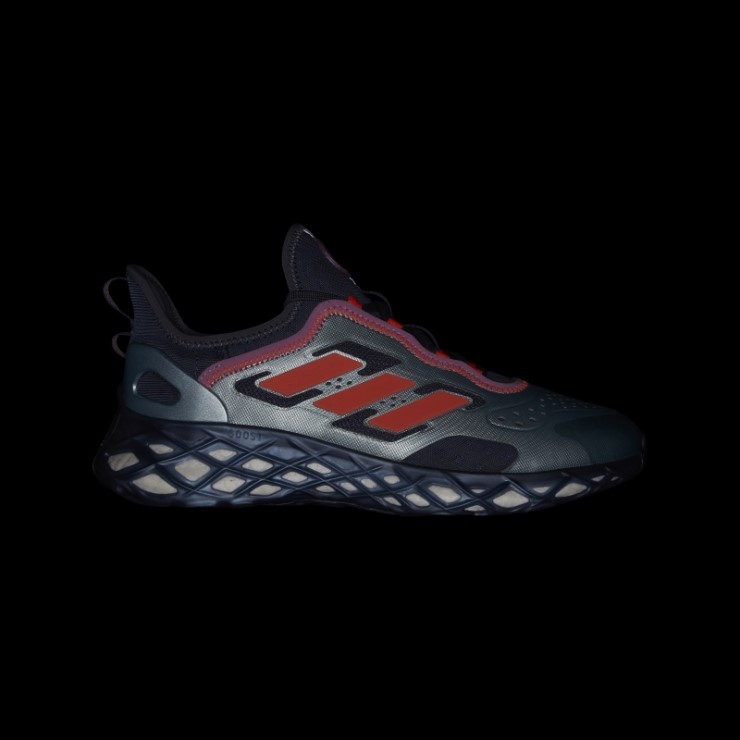 Adidas Grey Met Web Boost Running Sportswear Estilo De Vida Zapatos