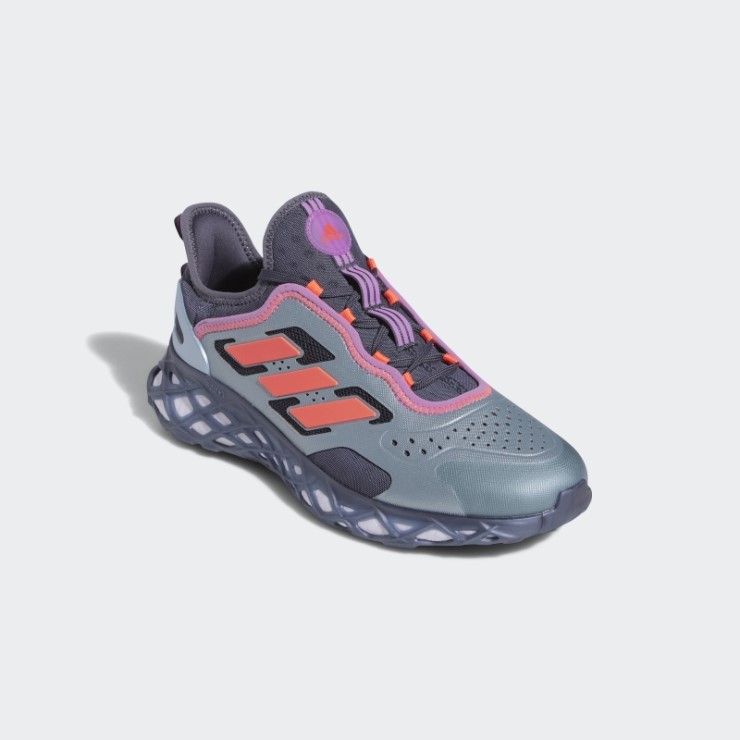 Adidas Grey Met Web Boost Running Sportswear Estilo De Vida Zapatos