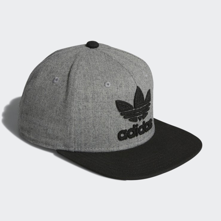 Gorra Adidas Trefoil Chain Snap-back Gris Medio