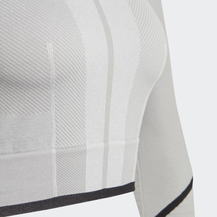Top De Manga Larga Mgh Solid Grey Hot Adidas By Stella Mccartney Truestrength