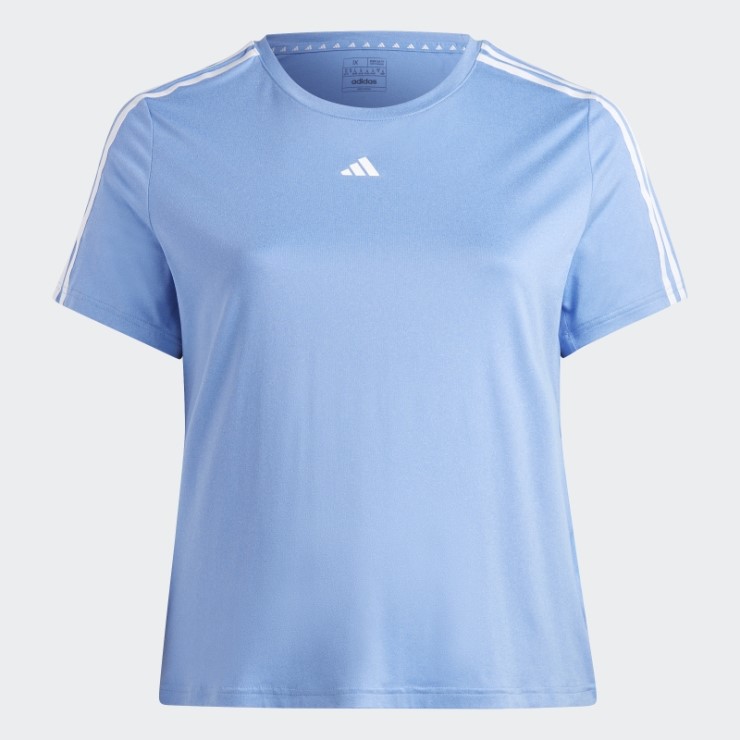 Adidas Aeroready Train Essentials Camiseta De 3 Rayas (talla Grande) Azul