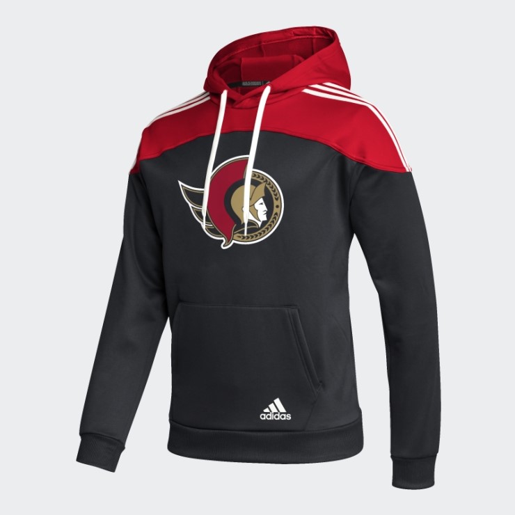 Sudadera Con Capucha Negra Adidas Senators 22 Nhl