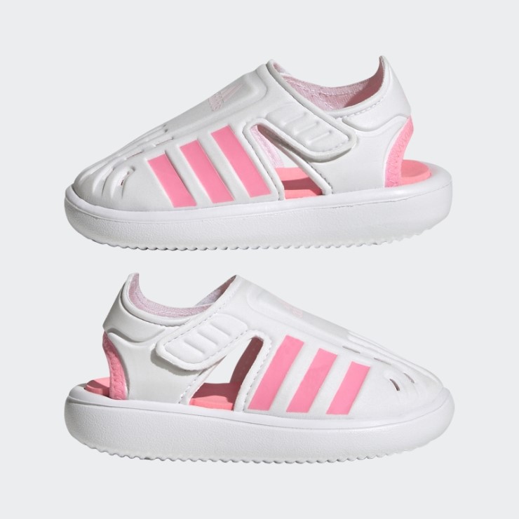 Blanco Adidas Sandalias De Agua De Verano Con Punta Cerrada