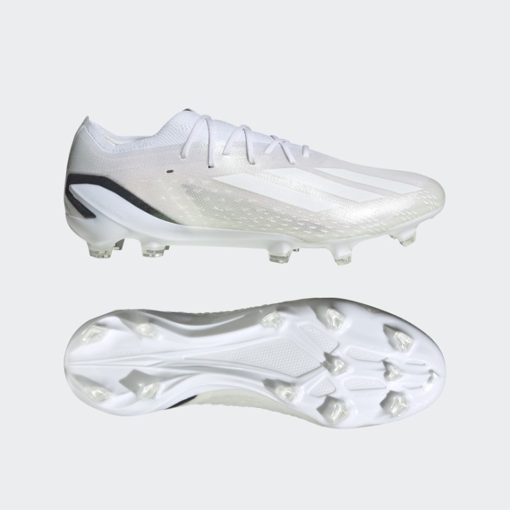 Adidas X Speedportal.1 Tacos De Fútbol Para Terreno Firme Blanco