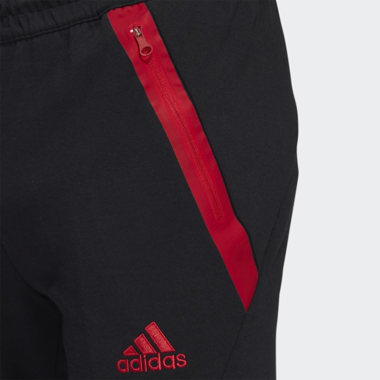 Caliente Negro Adidas Manchester United Travel Pantalones De Chándal