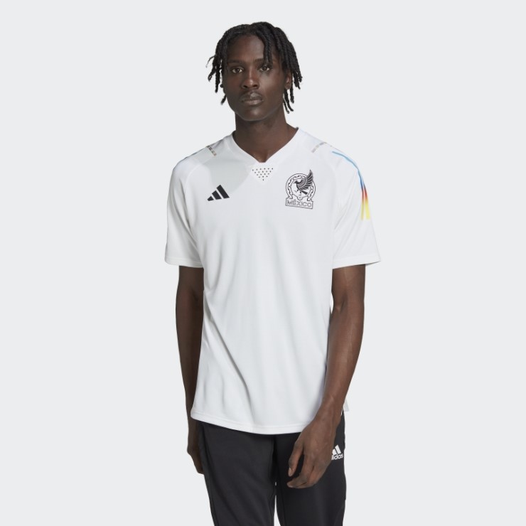 Adidas Mexico Tiro 23 Game Day Pre-match Camiseta Blanca