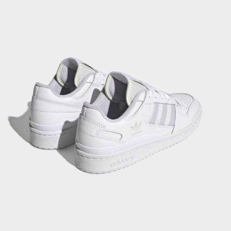 Blanco Adidas Forum Bajo Zapatos Clásicos