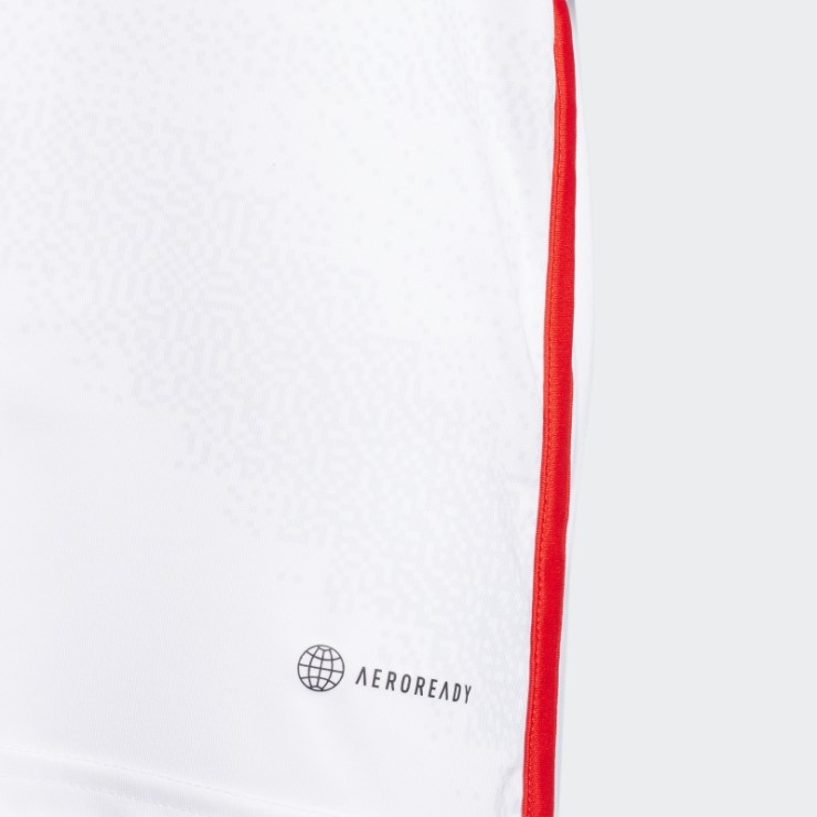 Camiseta Chile 22 Segunda Equipación Adidas Blanca