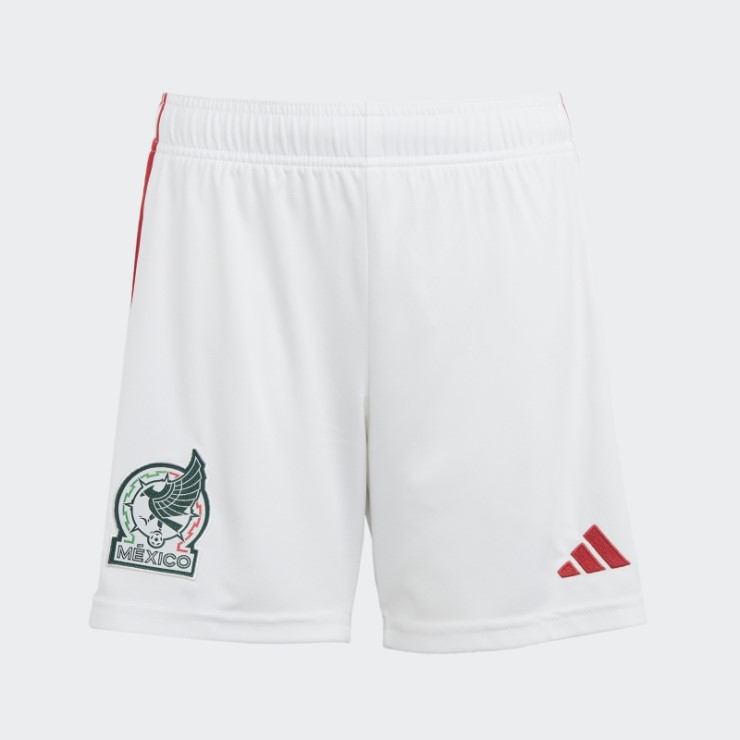 Pantalon Corto Mexico 22 Primera Equipacion Adidas Blanco
