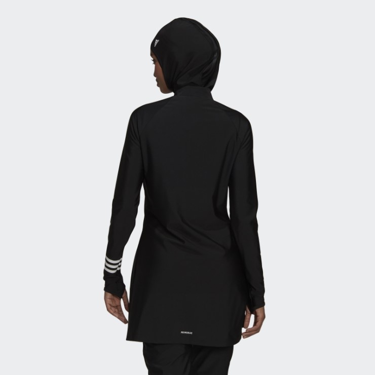 Top De Baño Negro Manga Larga Adidas