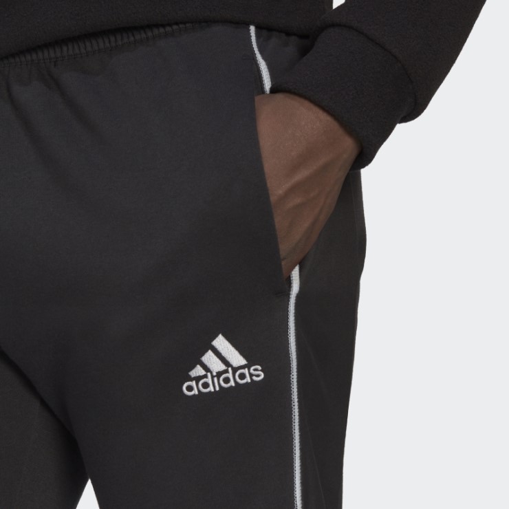Pantalones Negros Adidas Essentials Reflect-in-The-Dark Fleece