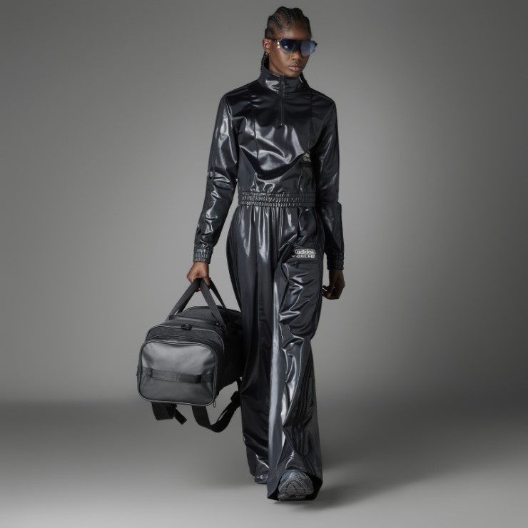 Camiseta Adidas Chile 62 Versión Azul Con Media Cremallera Negra