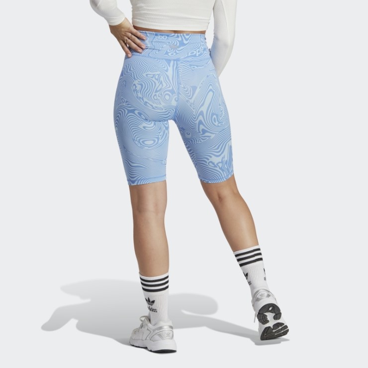 Shorts De Ciclista Con Estampado De Mármol Sky Adidas