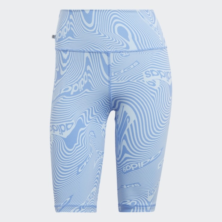 Shorts De Ciclista Con Estampado De Mármol Sky Adidas